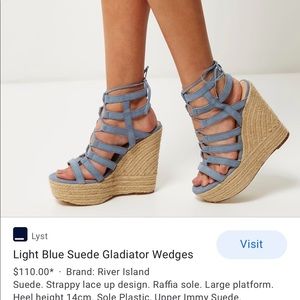 River Island gladiator wedges